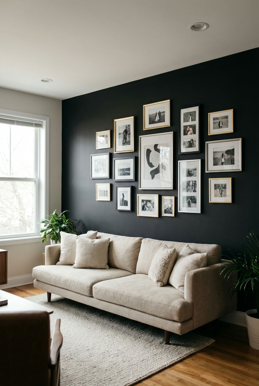 Gallery Wall Gone Glamorous 1
