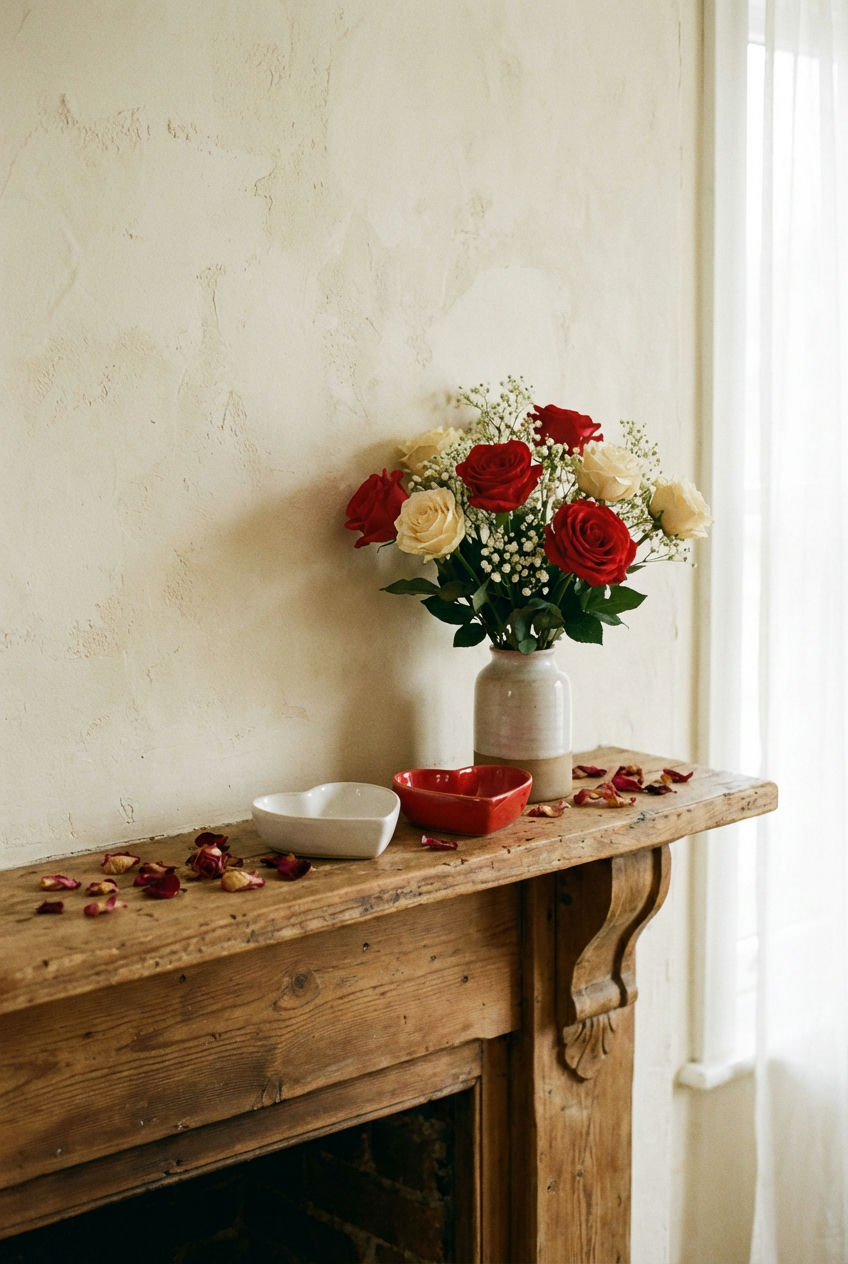 Romantic Valentine's Day MantleScape 2