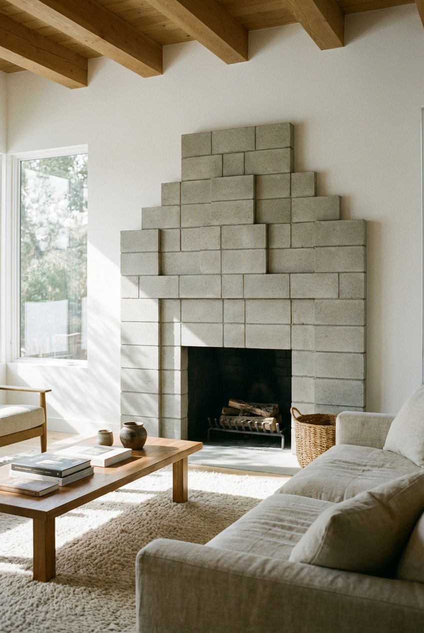 Minecraft Inspired Fireplaces 1
