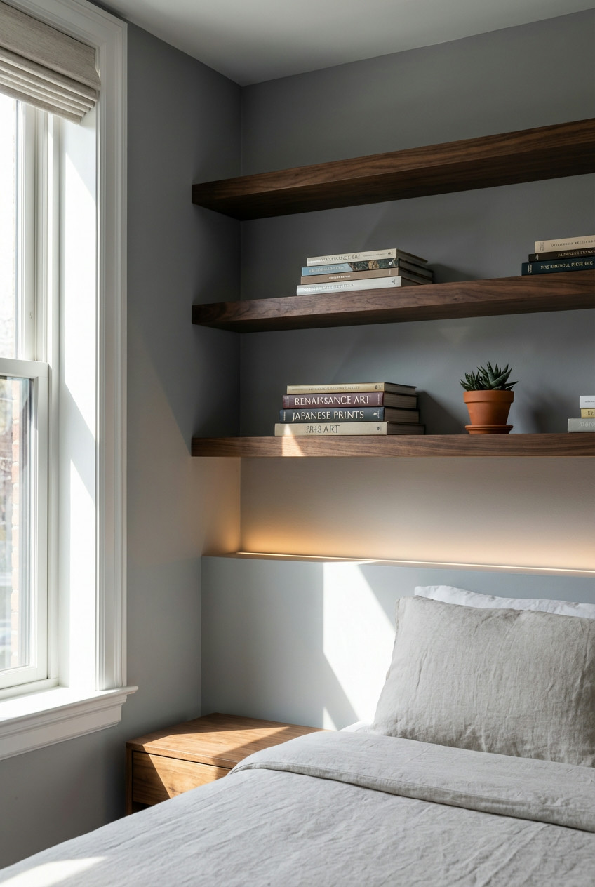 Floating Shelves for Maximum Impact 2