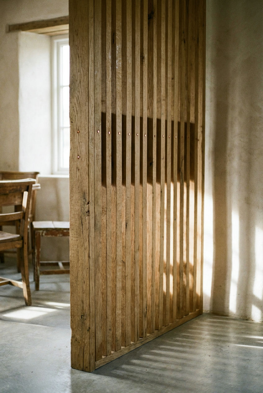 Modern Slatted Wood 2