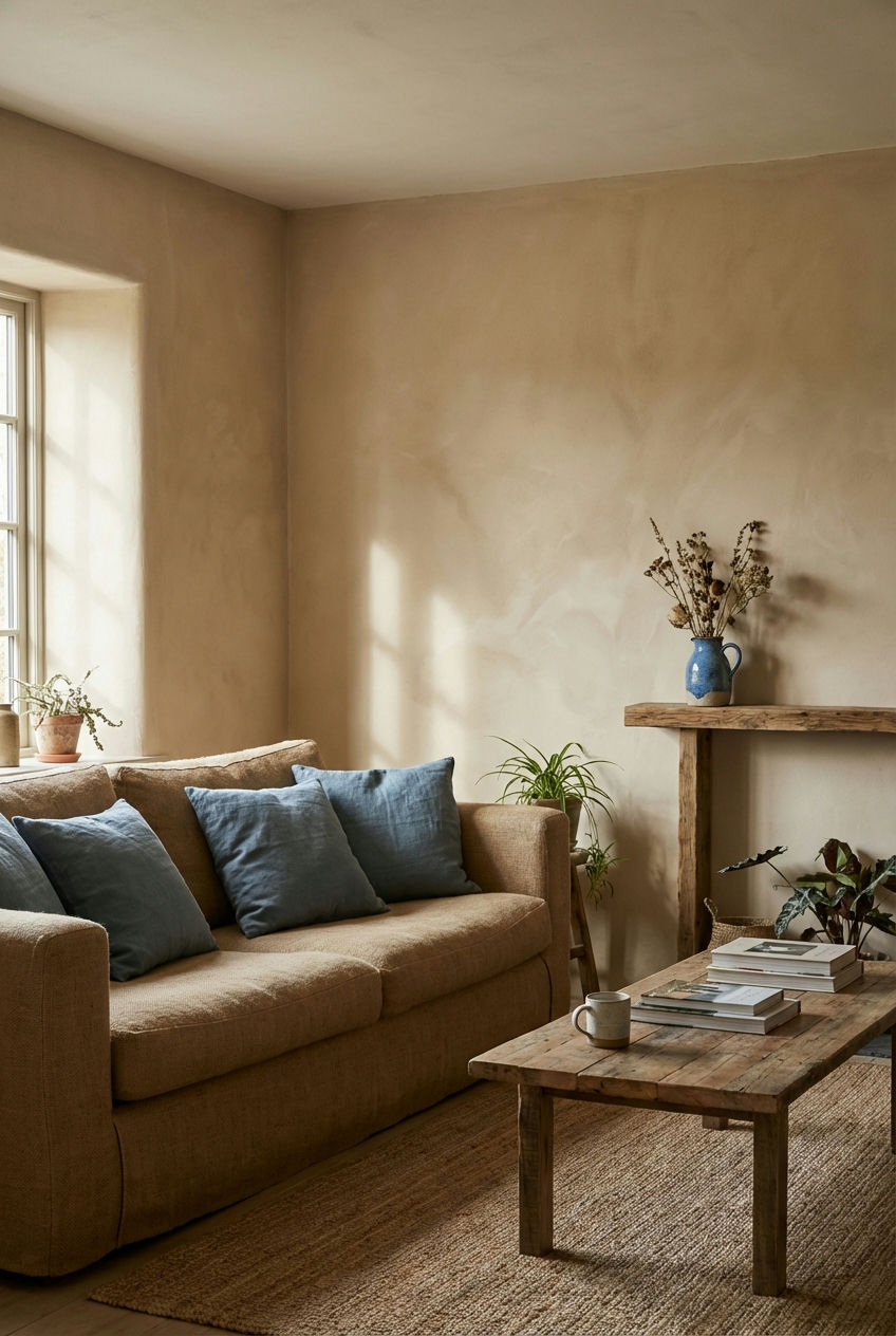 Earth Tones with Pops of Blue 1