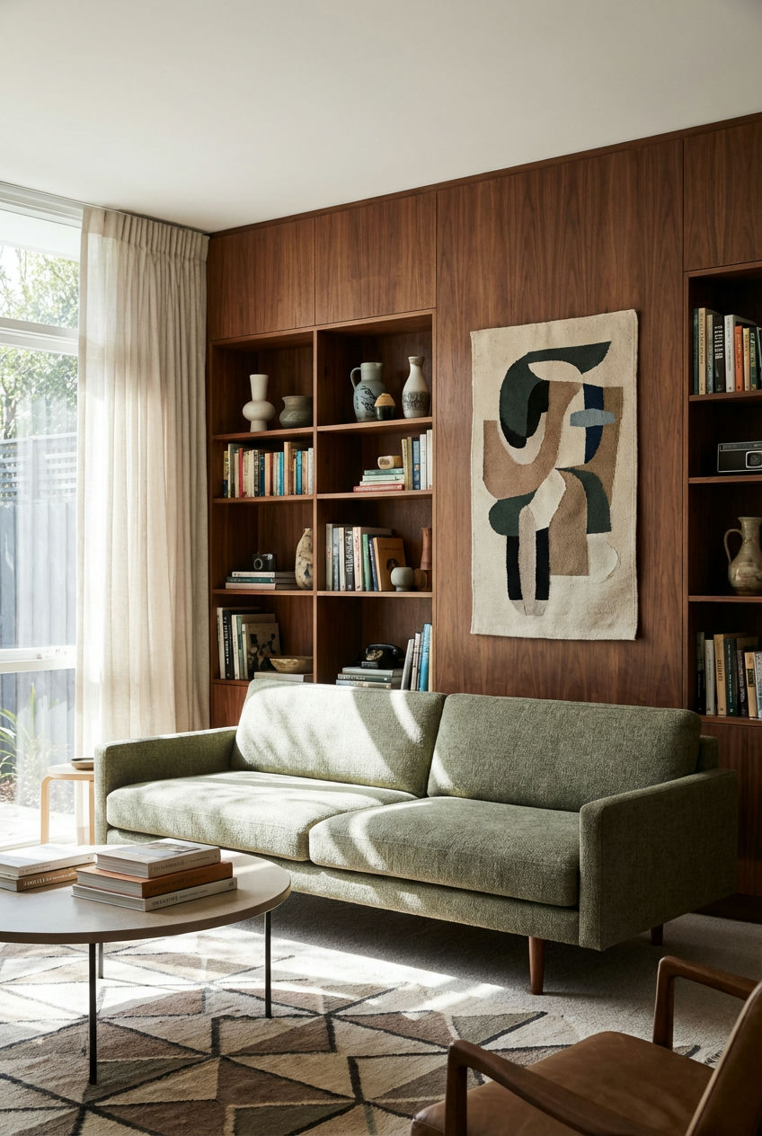 Warm Wood Paneling or Accents 1