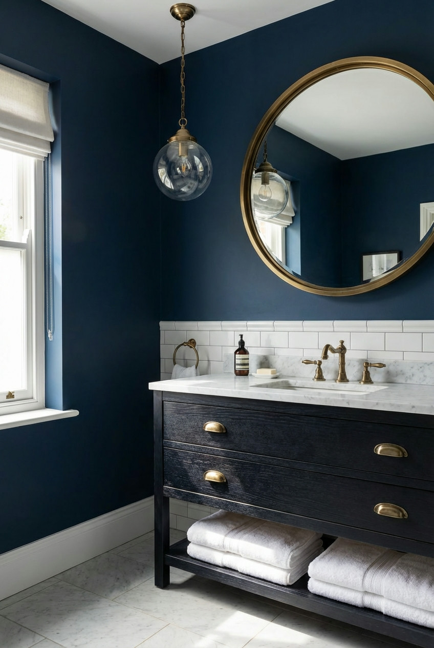 Deep Navy Blue 1