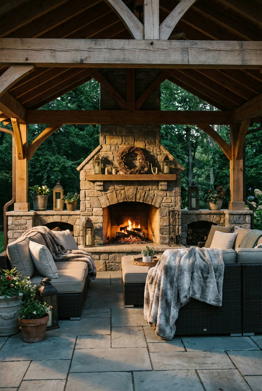 Outdoor Fireplace Integrations 1
