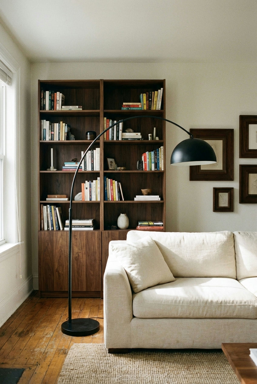 Dark Wood & Black Accents 1