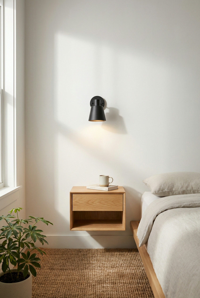 Wall-Mounted Nightstands and Sconces 1
