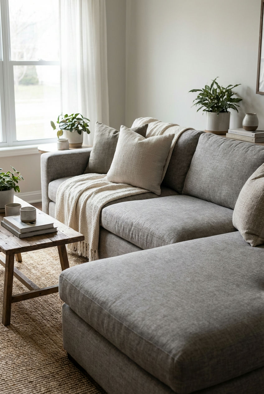 The Inviting Gray Couch 1