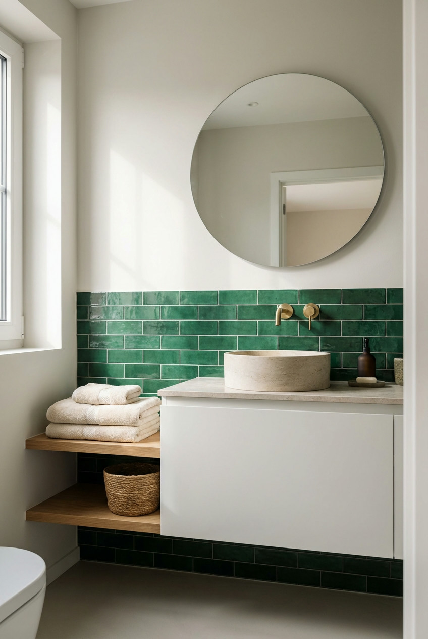 Emerald Subway Tiles 2