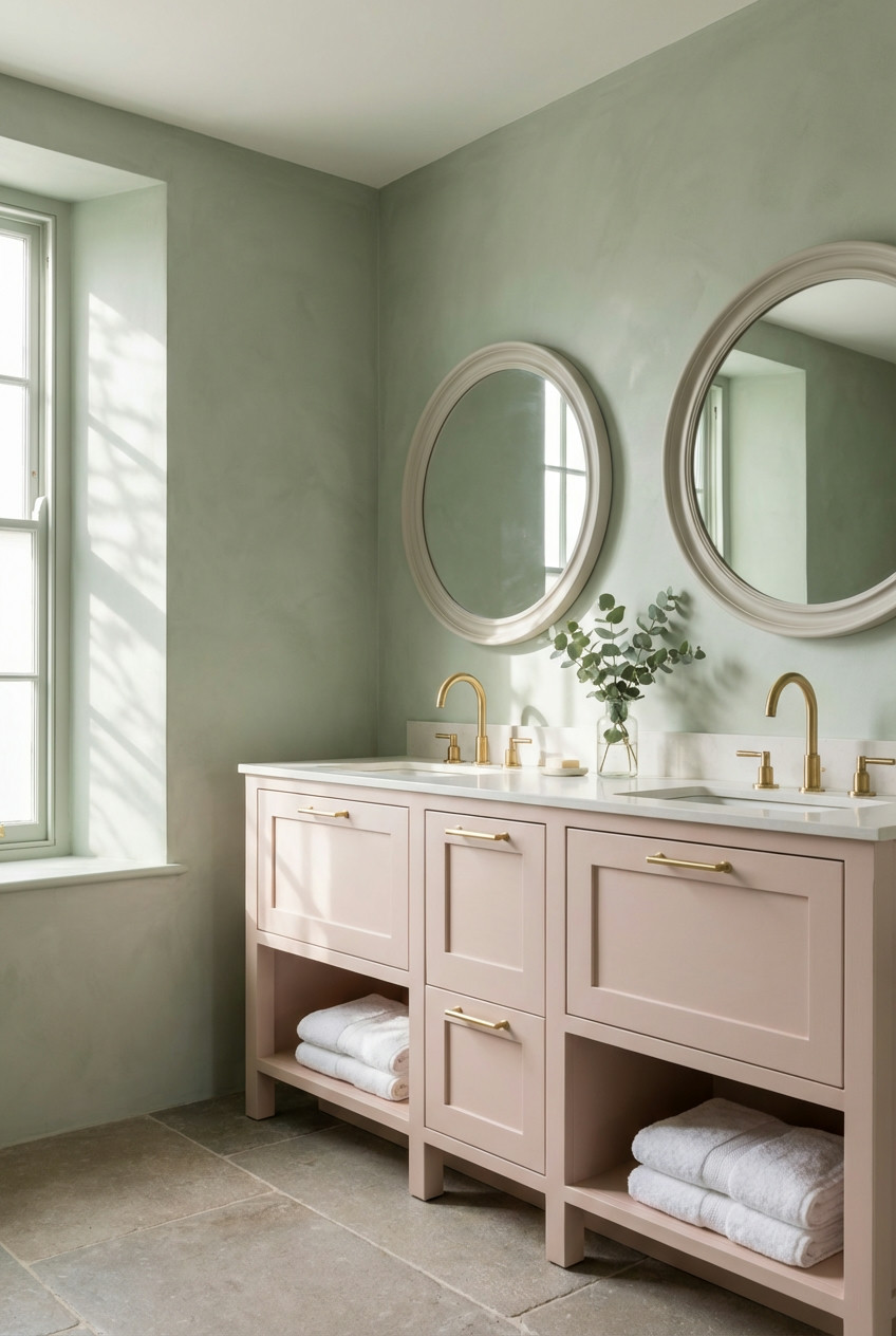 Pink and Sage Combination 1