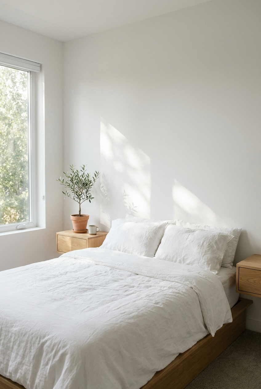 Serene Calm Minimalist Master Decor 1