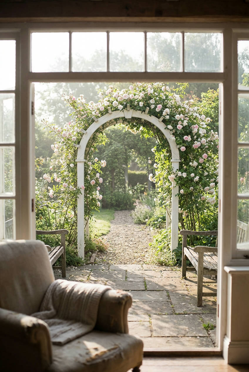 Arched Pergola Entryways 1