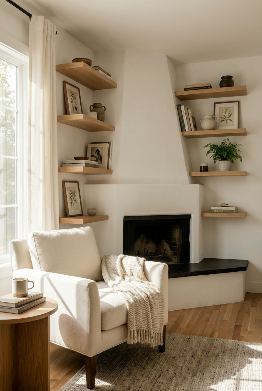 Corner Fireplace Makeovers 2
