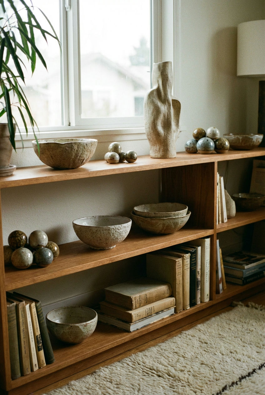 Sculptural Pottery Display 2