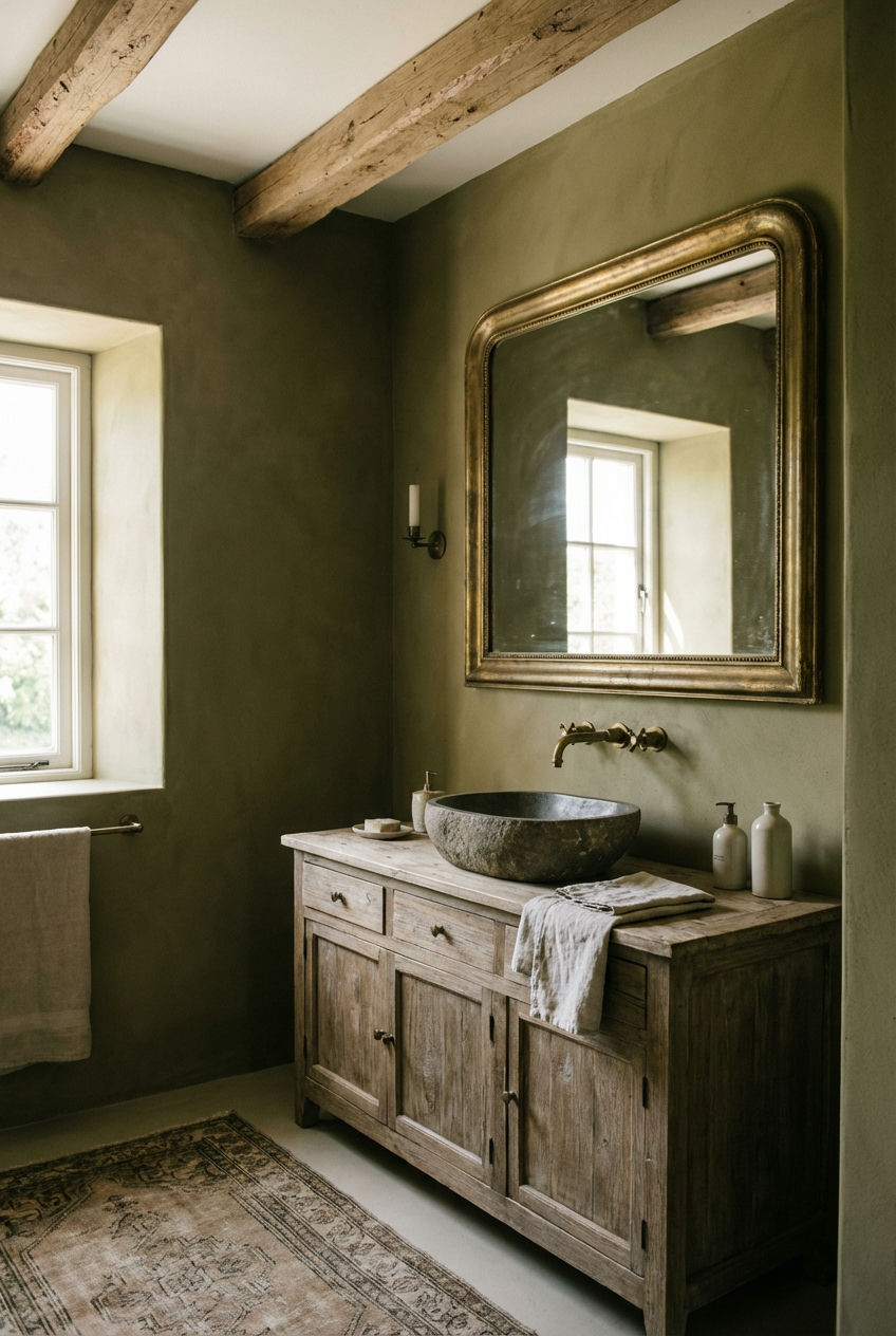 Earthy Olive Green 1