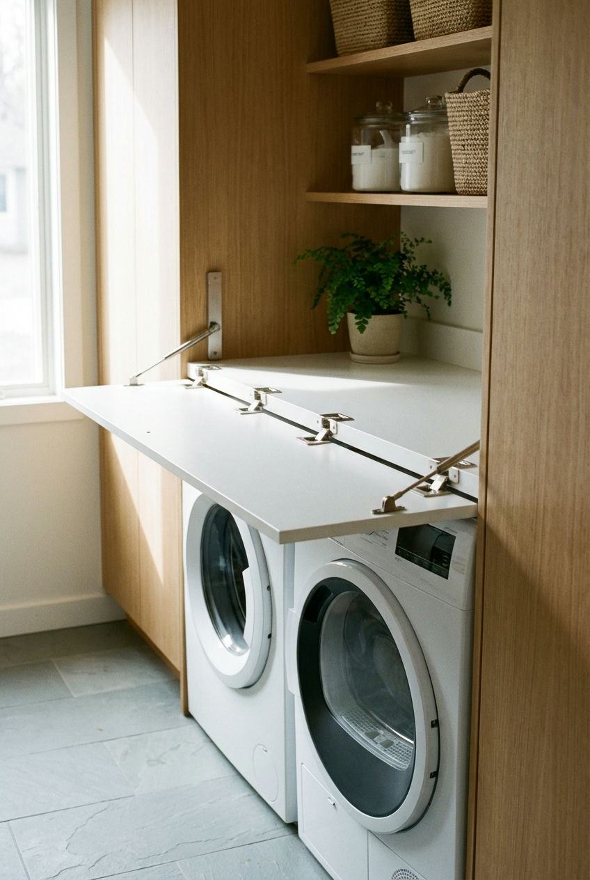 Multifunctional Flip-Down Countertop 2