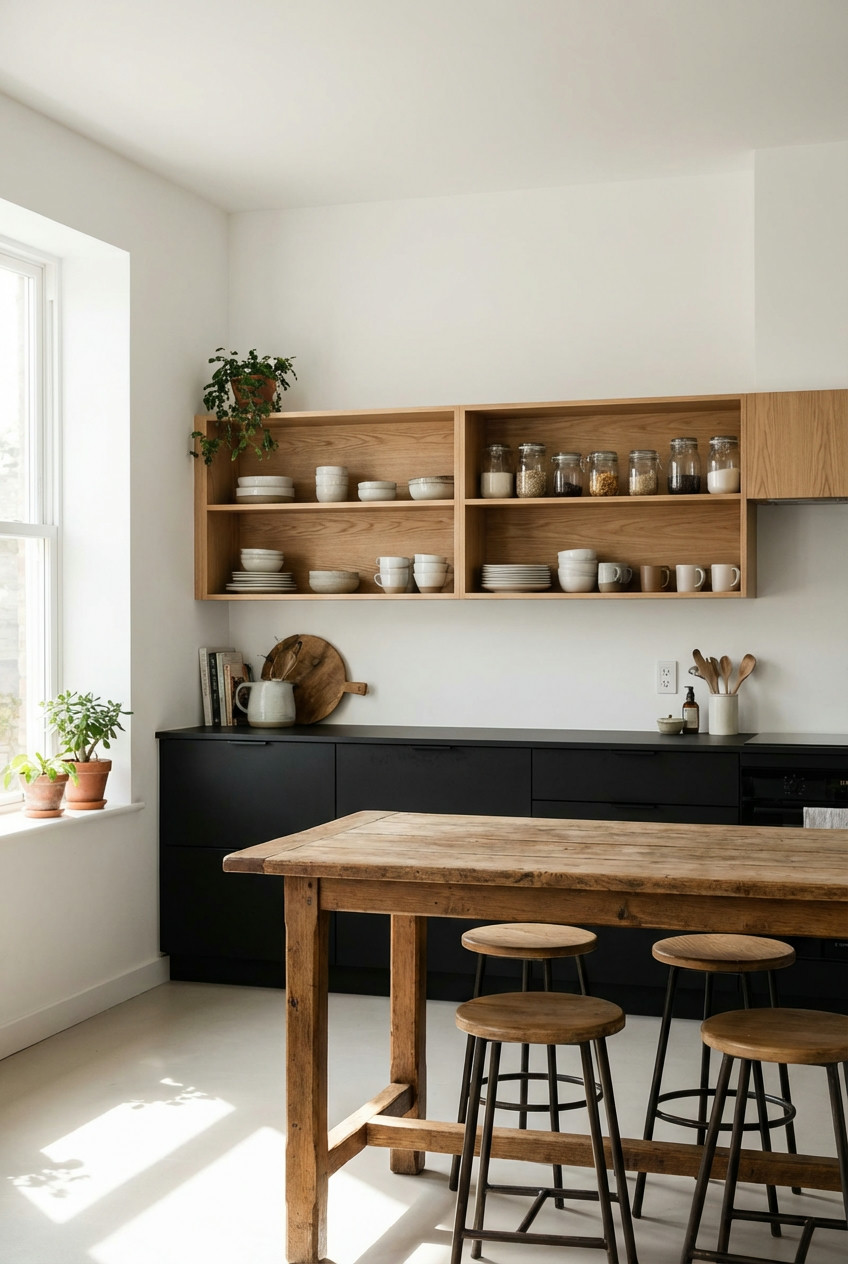 Scandi-Noir-Kitchen-with-Warm-Wood-Table-2.webp