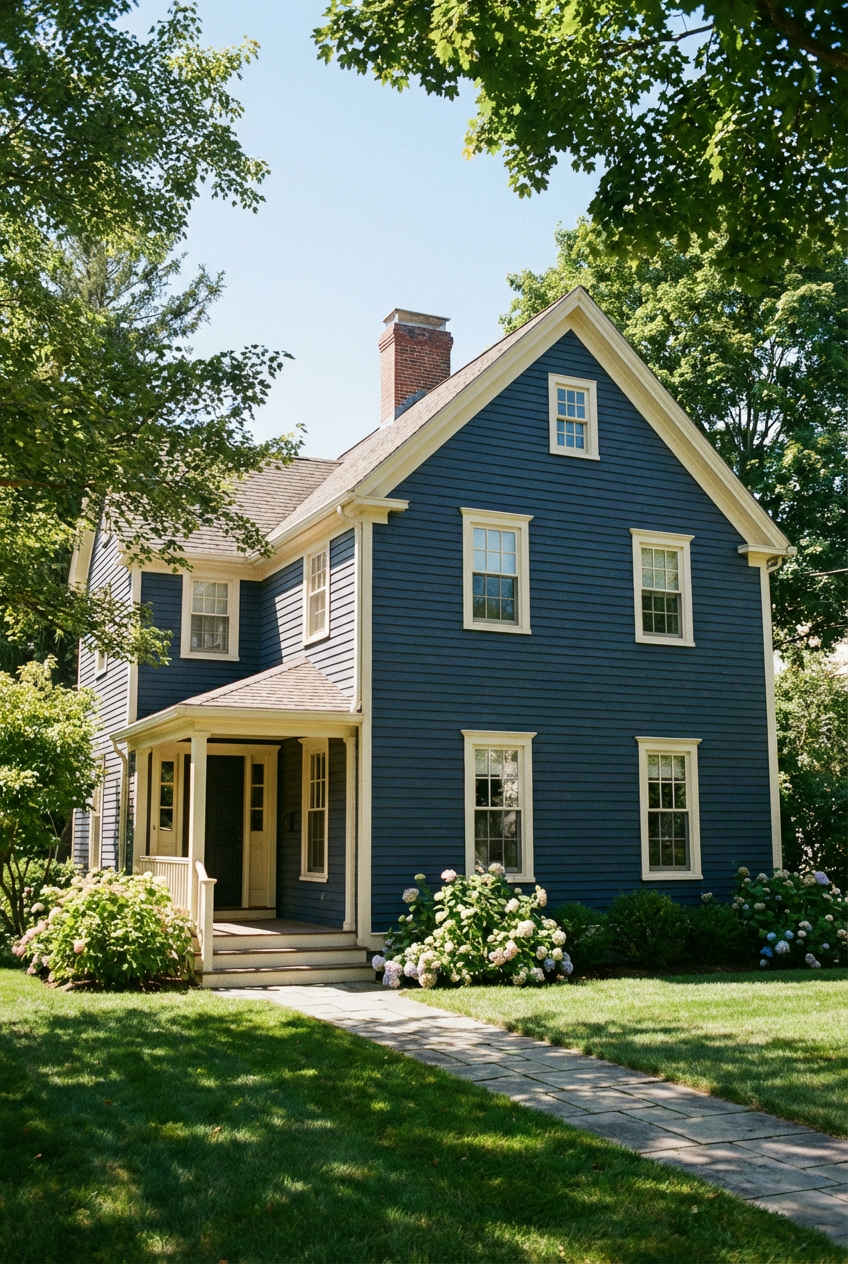 Sophisticated Navy with Creamy Trim 2