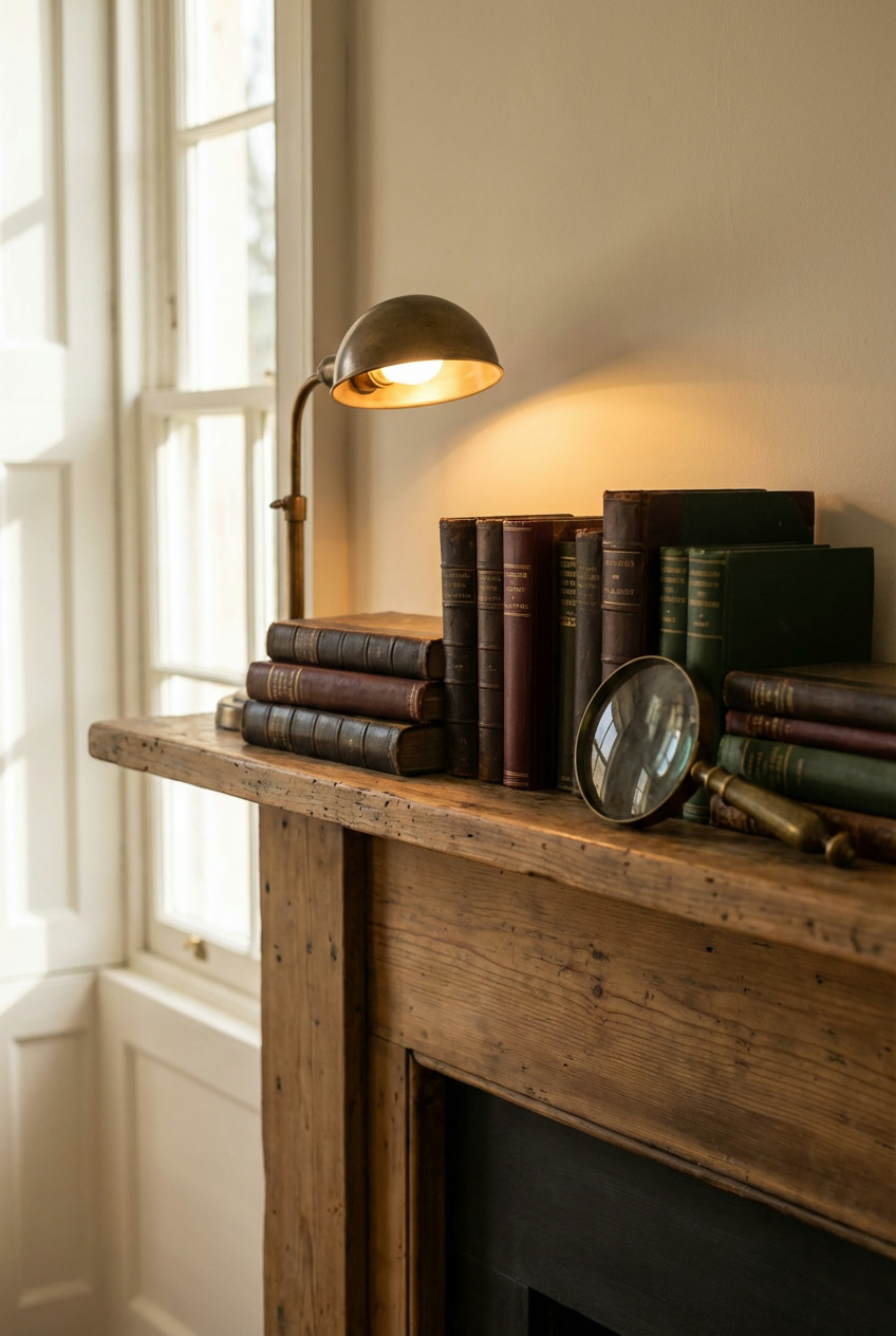 Literary Lounge MantleScape 1