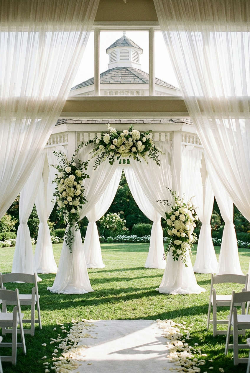 White Wedding Pavilion 1