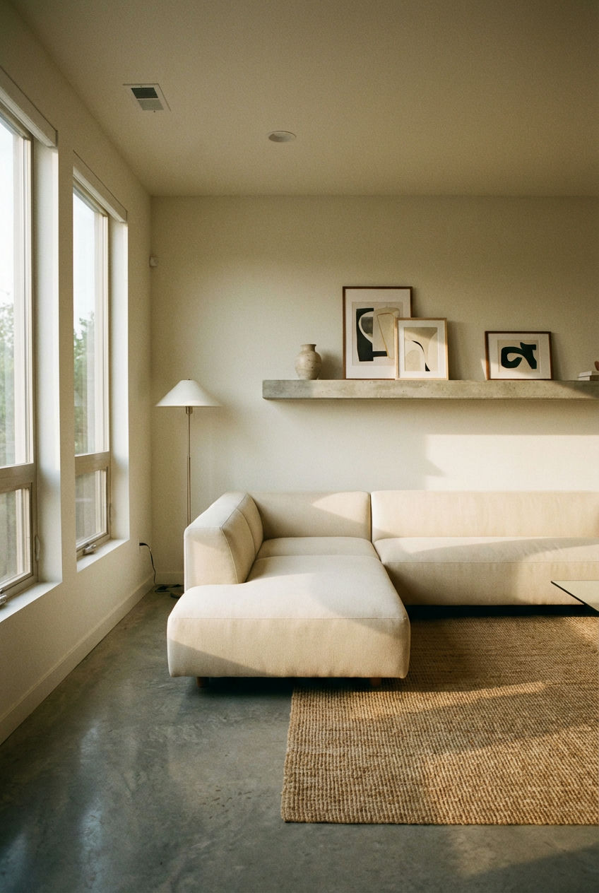 Warm White with Minimalist Decor 2