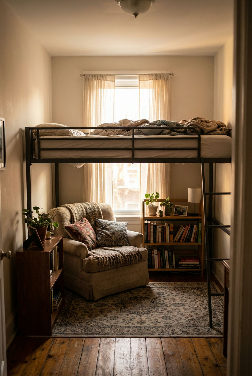 Loft Beds with Desk or Lounge Area 2