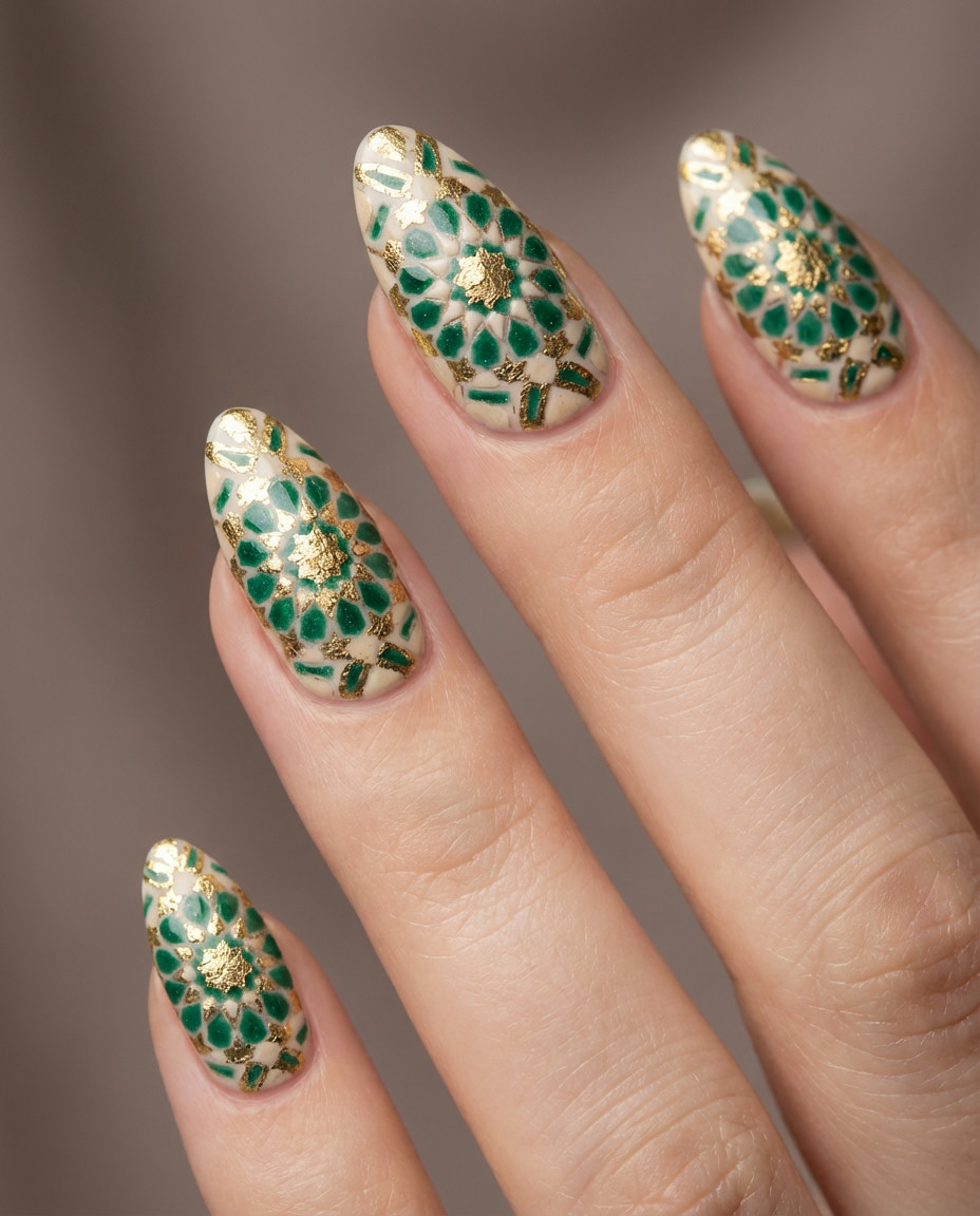 Modern Emerald Green Statement