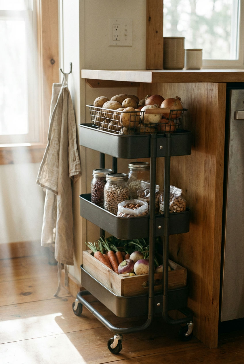Rolling-Carts-as-Pantry-Extensions 1