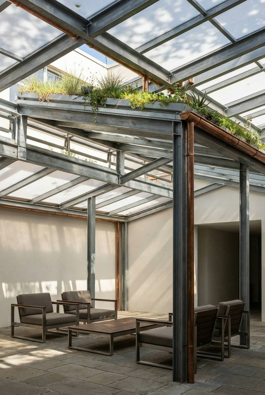 Green Roof Pergolas 2