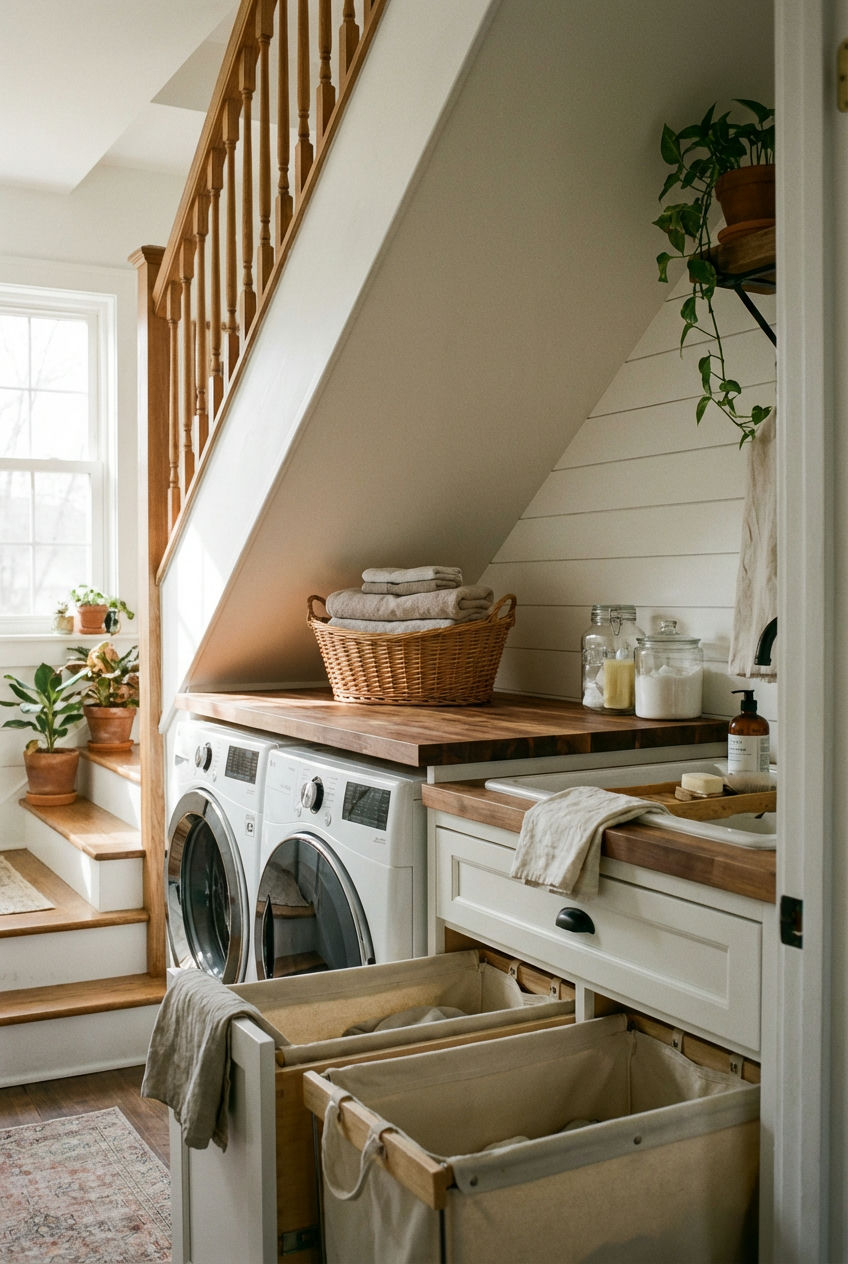 Under-Stair-Laundry-Command-Center 2