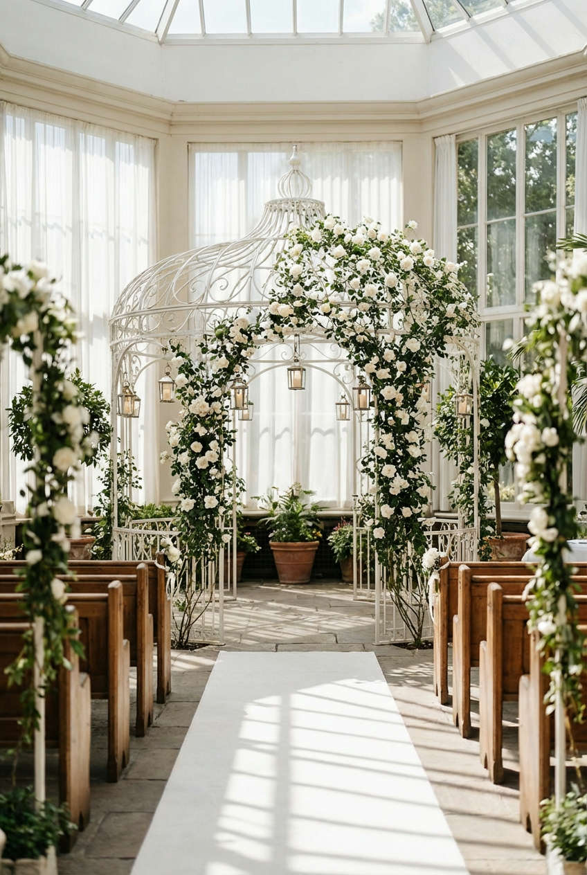 White Wedding Pavilion 2