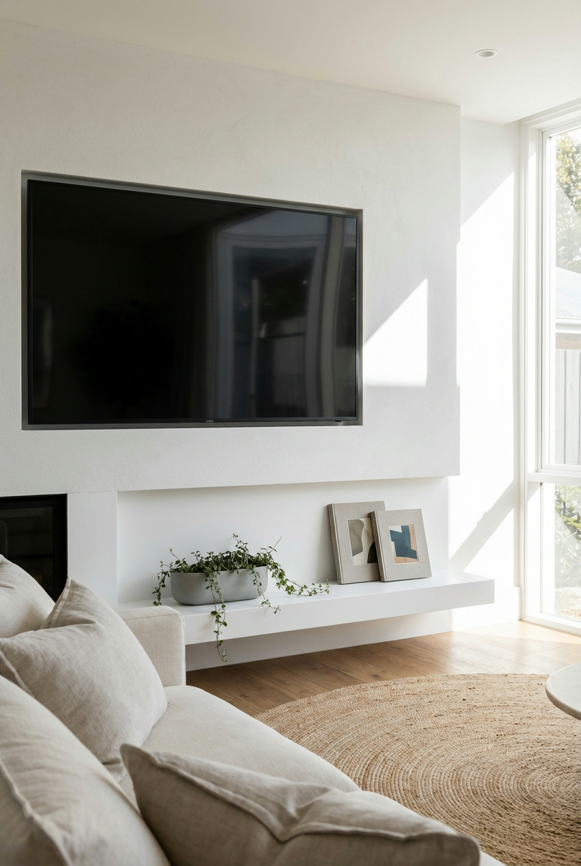Chic TV Above Mantle Integration 1