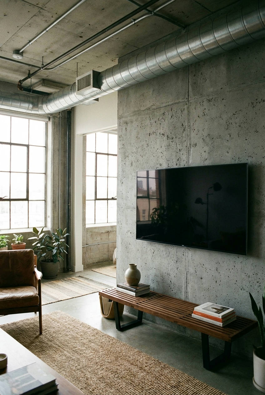 Minimalist Concrete Slab Mount 2