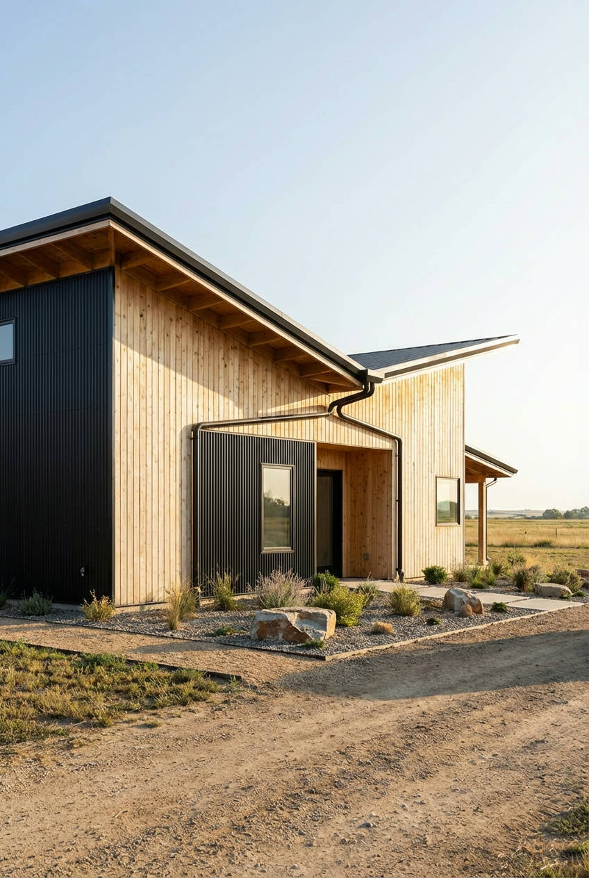 Striking-Roofline-Barndominium-House-Plans-2