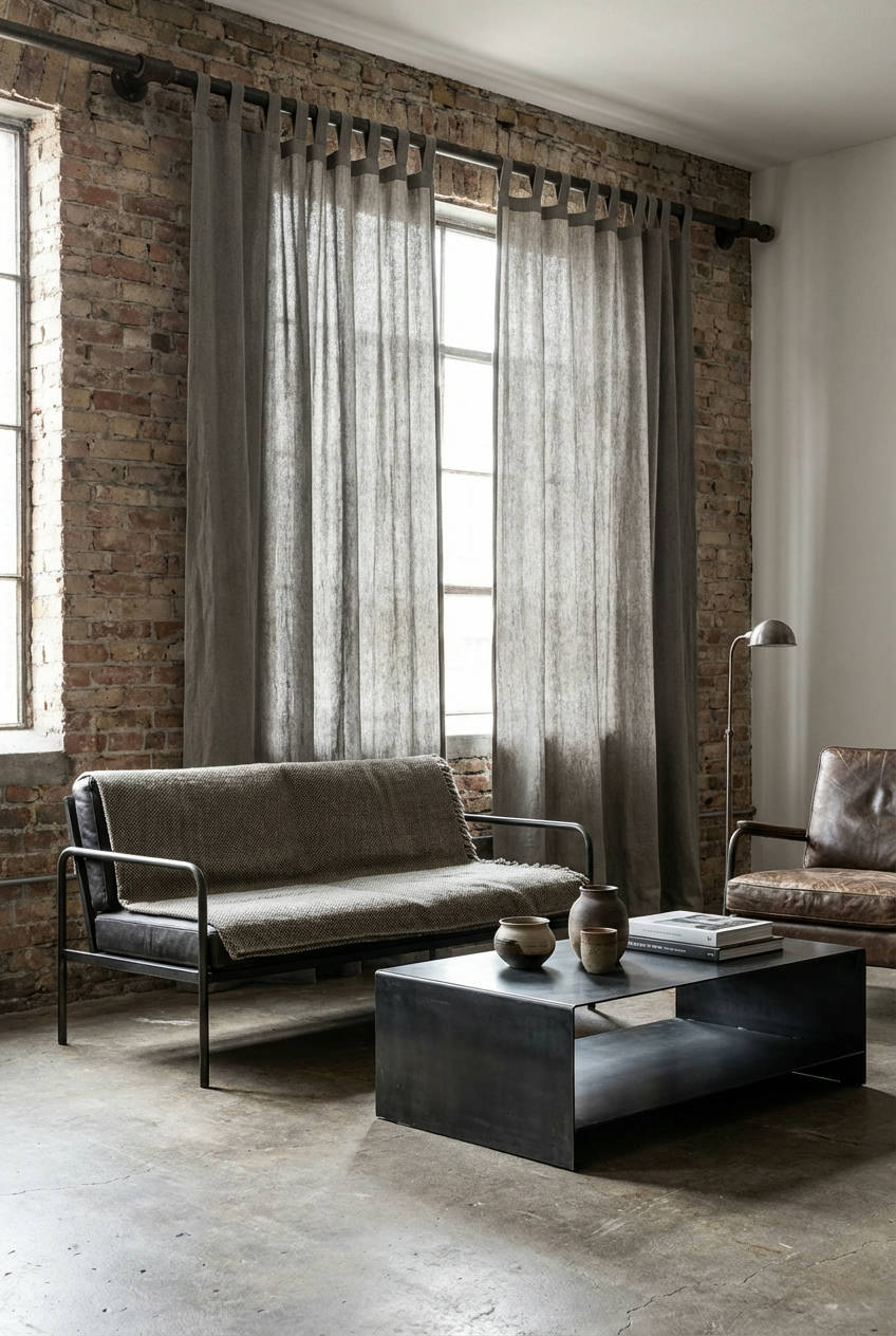 Industrial Chic with Metallic Accents 1