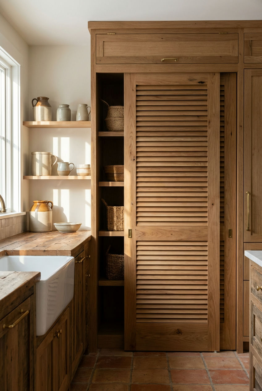 Louvered Slat Door 2