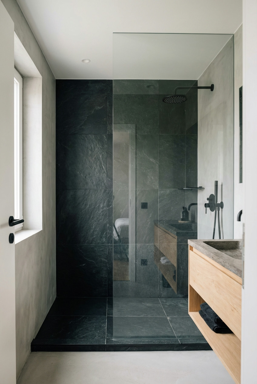 Walk-In Showers with Glass Panels 2