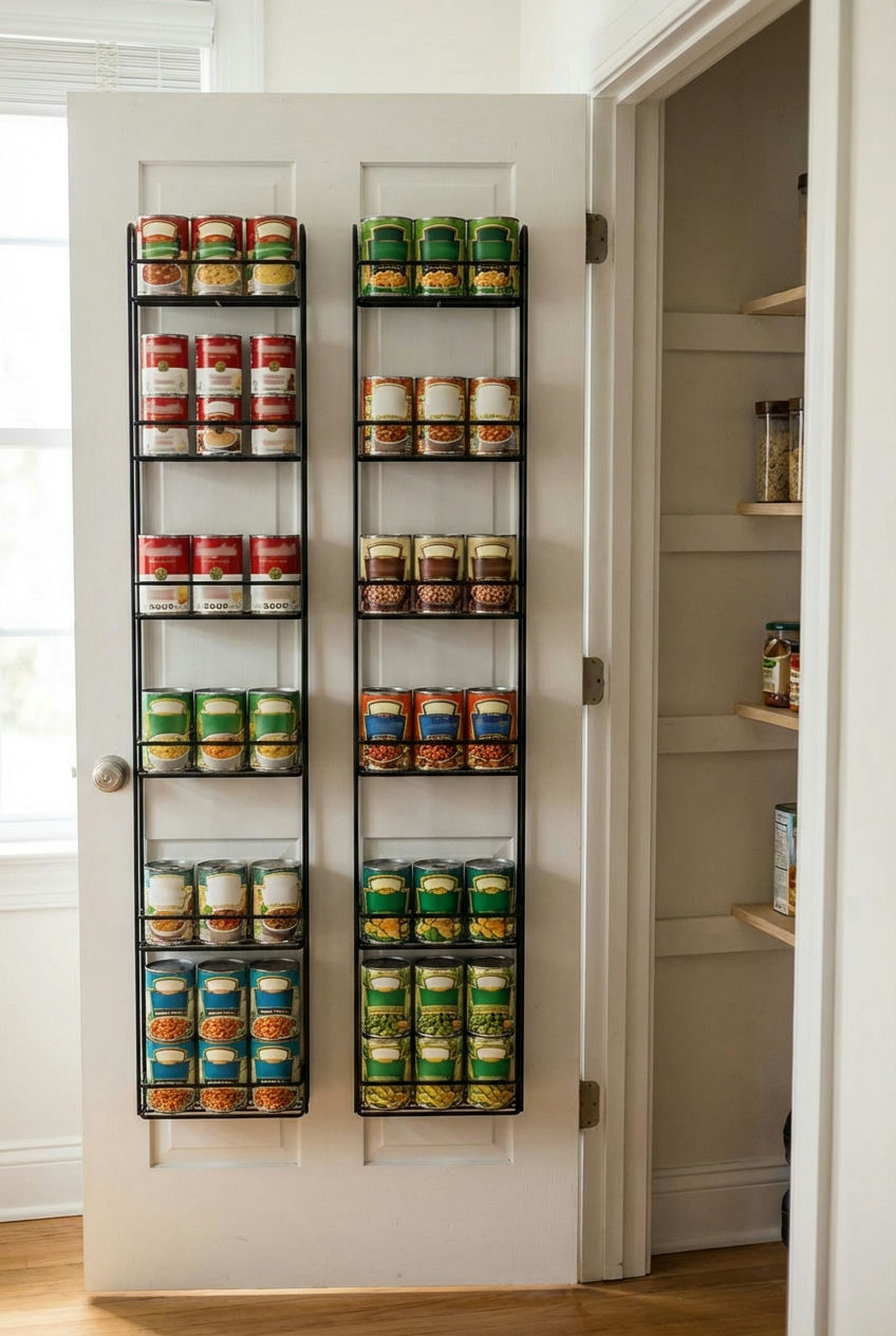 Wall-Mounted Magazine Racks for Cans 1
