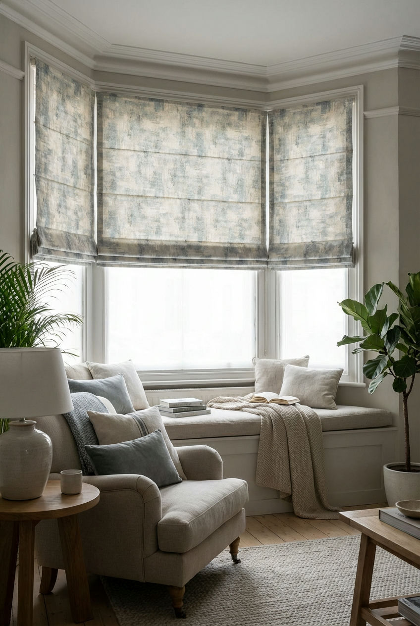 Roman Shades for Streamlined Elegance 2