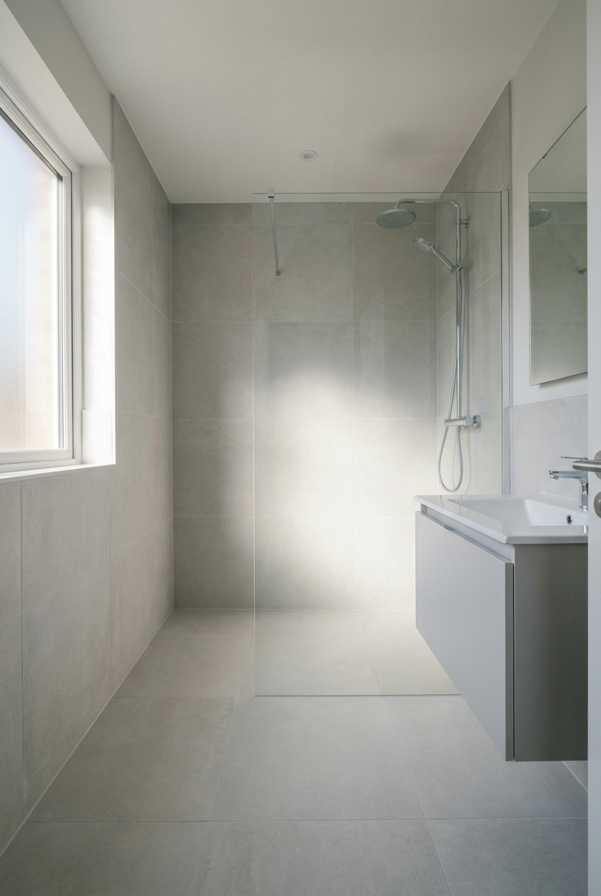 Large Format Tiles for Spaciousness 1