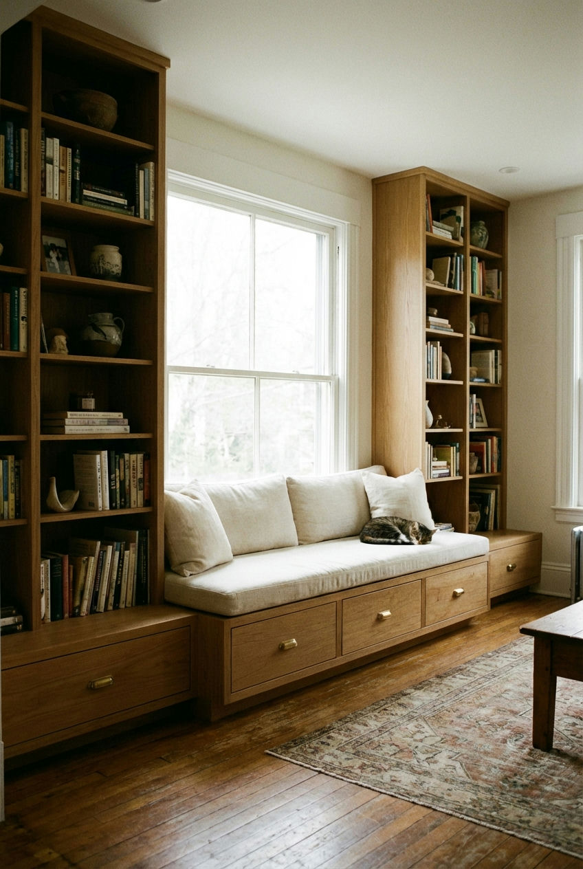 Upholstered Bench Seating with Storage 1