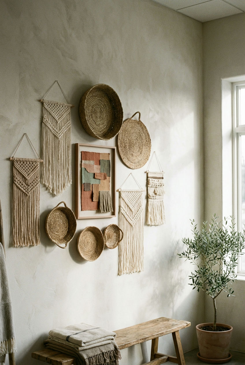 Textural Wall Art Installations 1