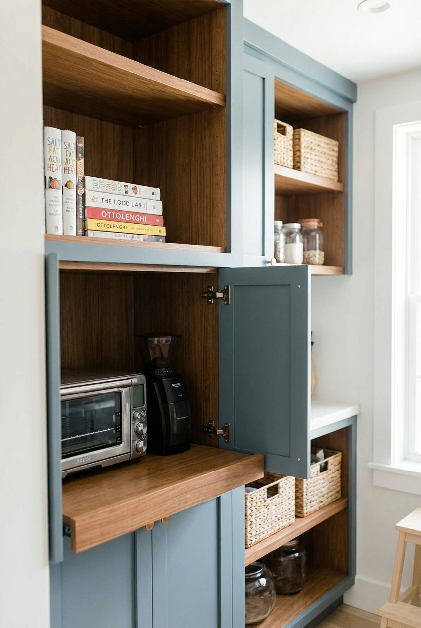 Integrated Appliance Garage 2
