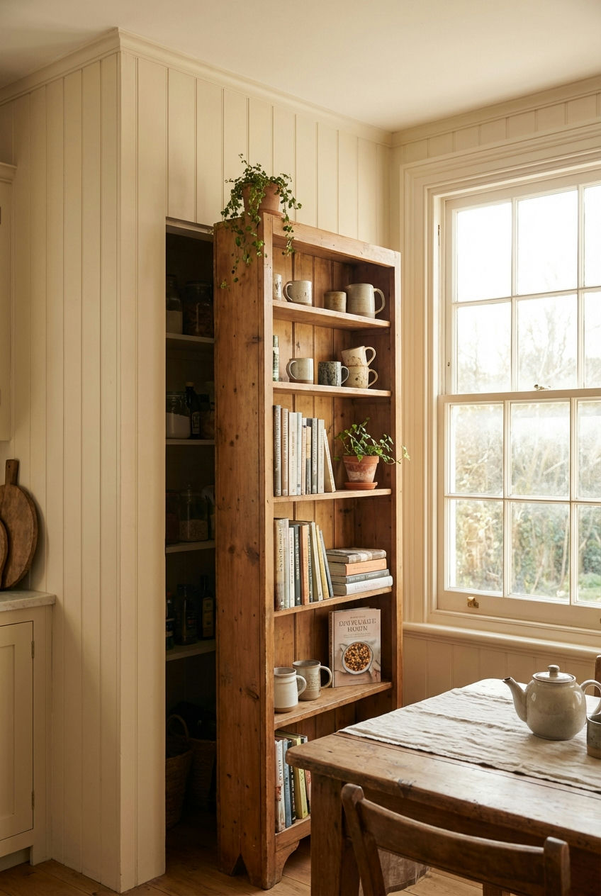 The Hidden Bookcase Door 1