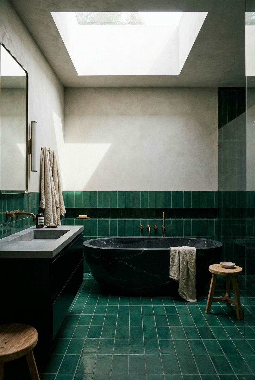 Moody Dark Green 2
