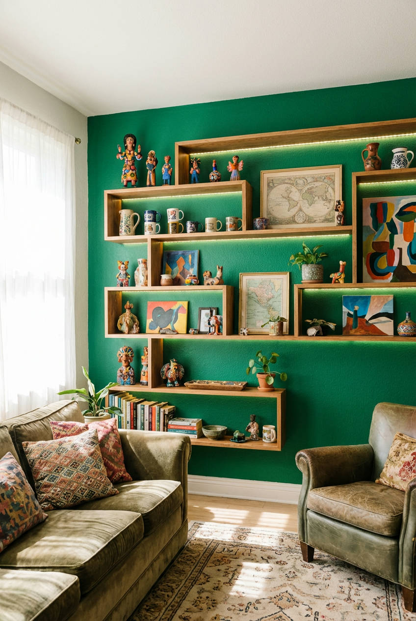Accent Wall Showcases 1