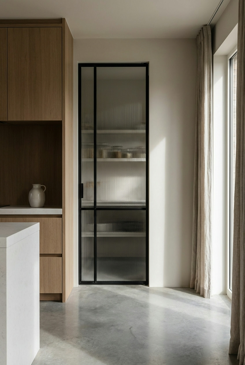 Modern Fluted Glass 1