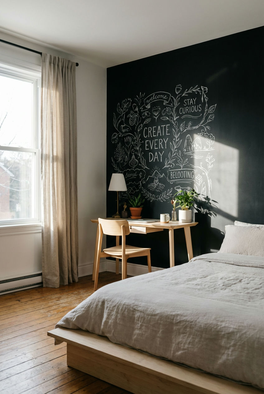 Chalkboard or Dry-Erase-Walls 1