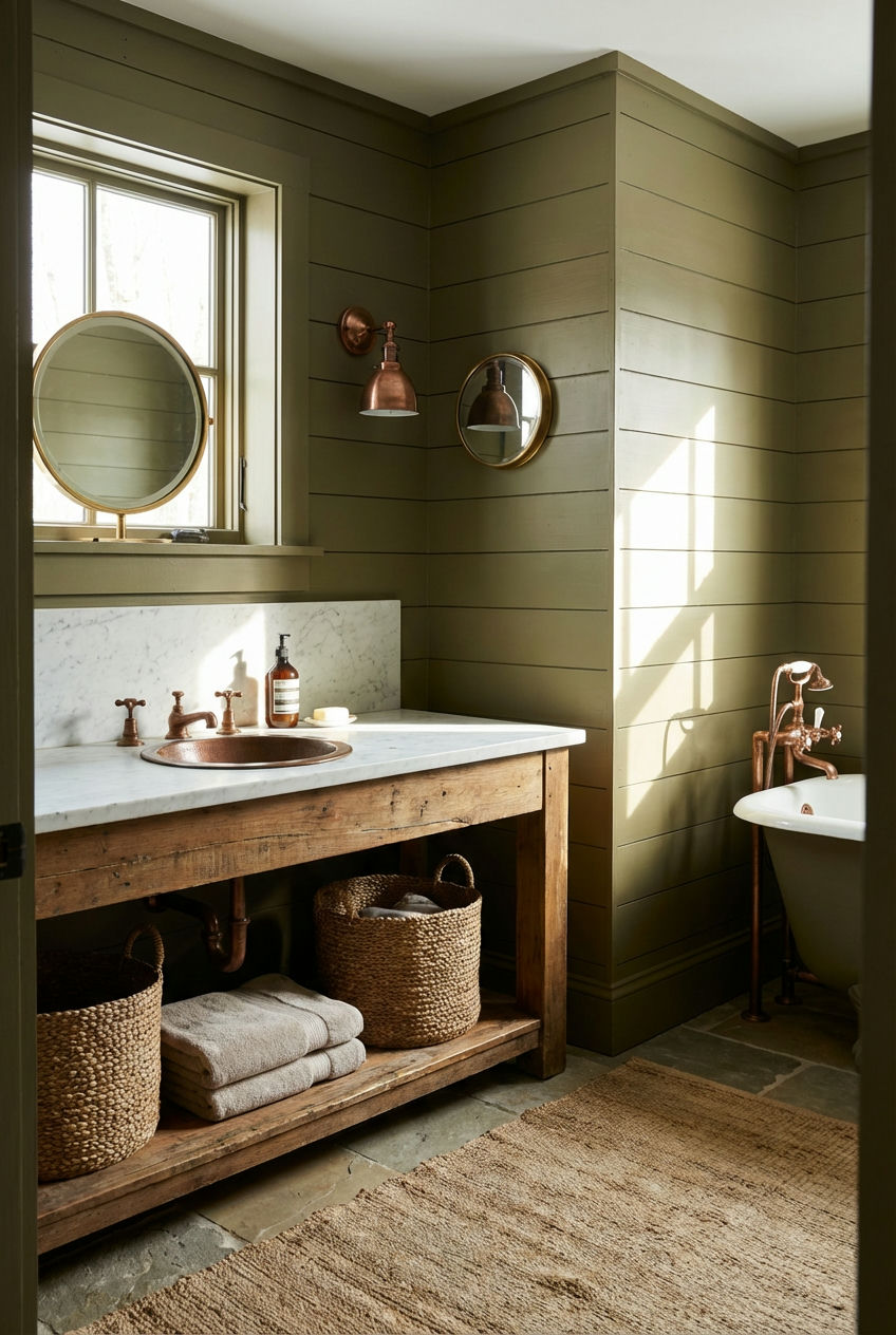 Earthy Olive Green 1