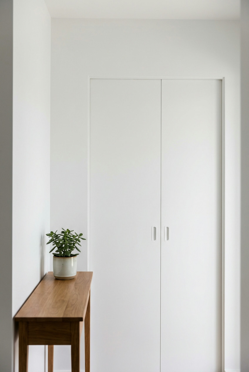 Dedicated Laundry Closet with Doors 2